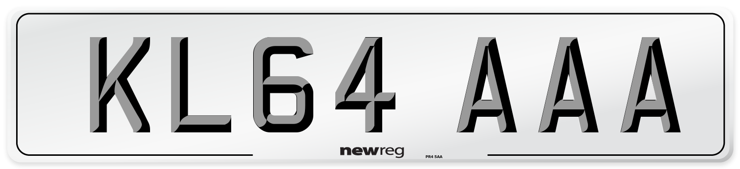 KL64 AAA Number Plate from New Reg